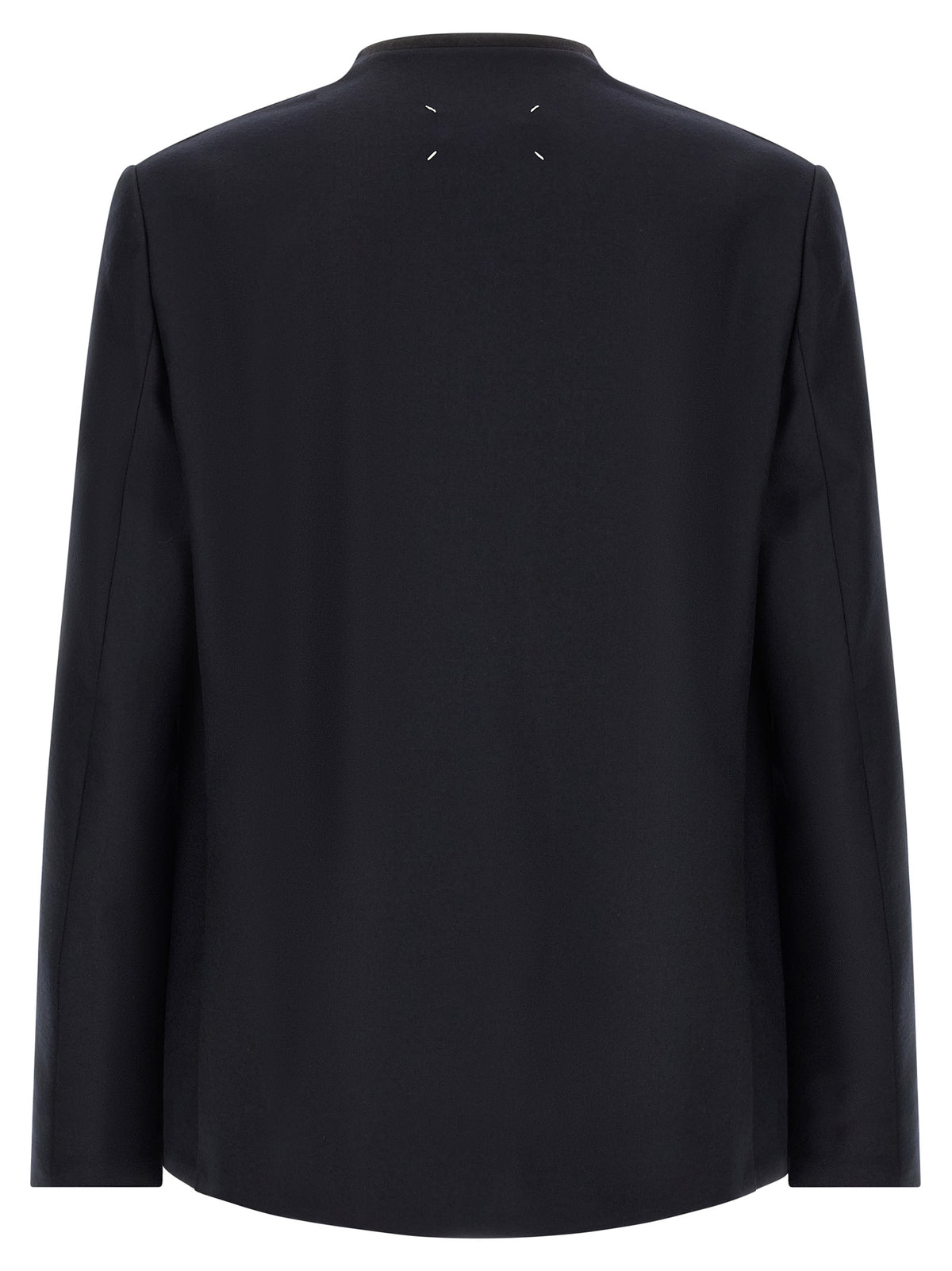 Maison Margiela Blue Virgin Wool Blazer