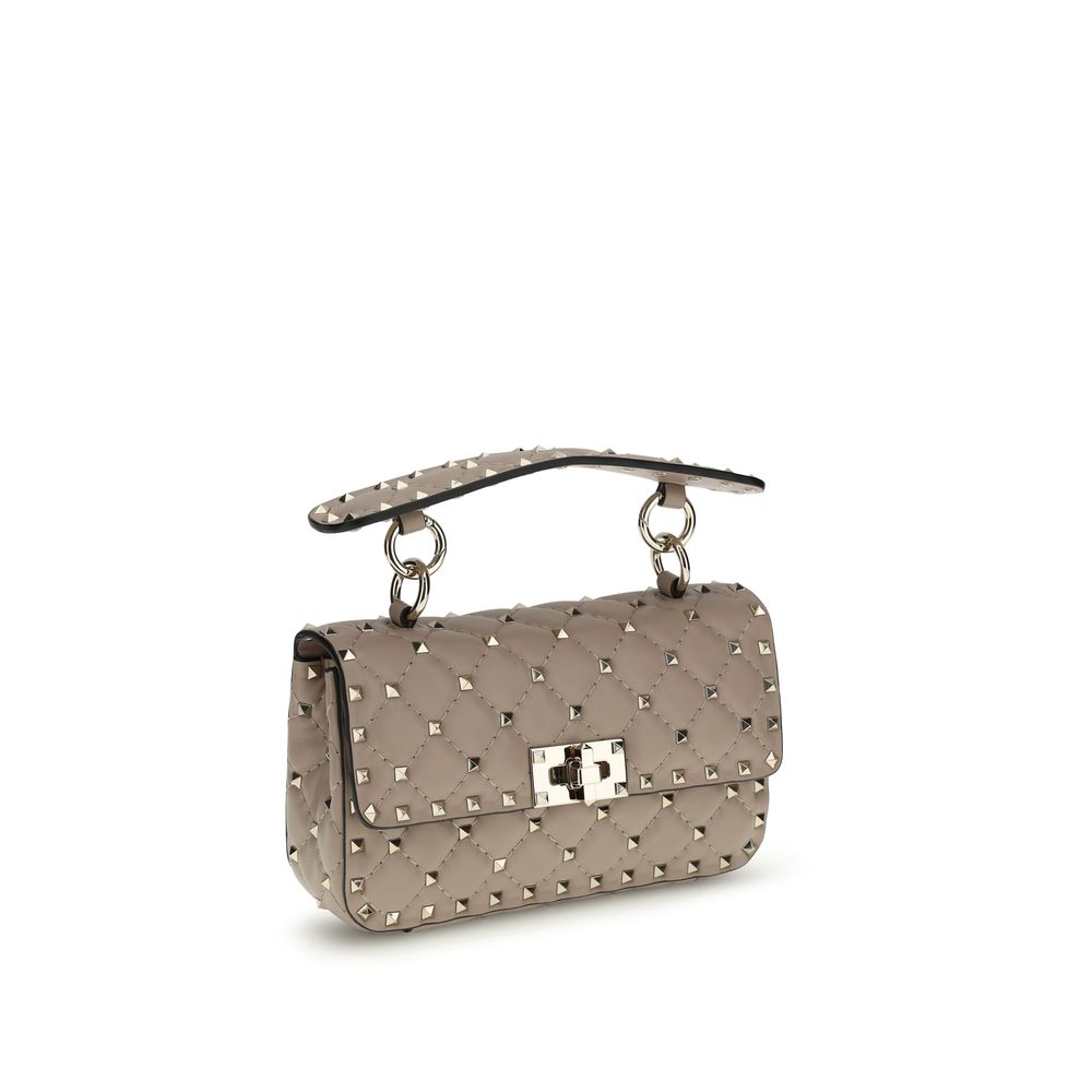 Valentino Garavani Beige Calf Leather Bos Taurus Handbag for Women