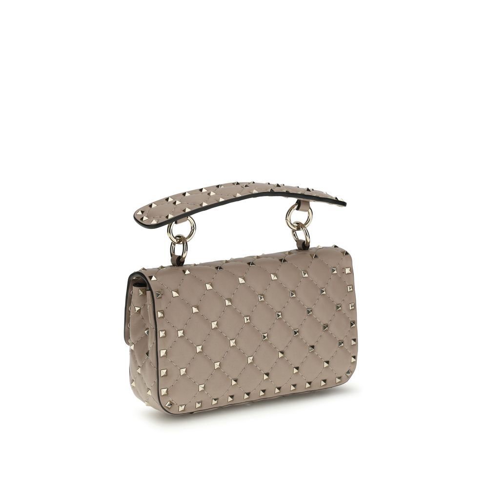 Valentino Garavani Beige Calf Leather Bos Taurus Handbag for Women