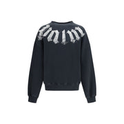 Palm Angels Black Cotton Sweatshirt