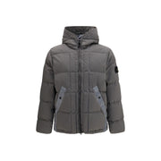 Stone Island Gray Polyamide Shell Jacket