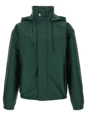 Gucci Bicolor Cotton Shell Jacket