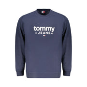 Tommy Hilfiger Blue Cotton Men's Sweatshirt