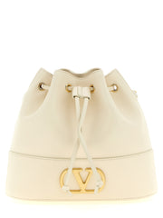 Valentino Garavani White Lamb Leather Crossbody Bag