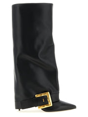 Balmain Black Calfskin Over The Knee