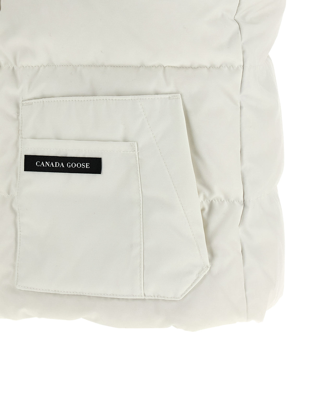 Canada Goose White Polyester Sleeveless Jacket