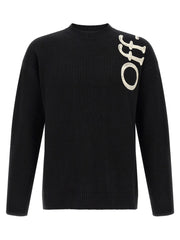 Off-White Bicolor Wool Cardigan