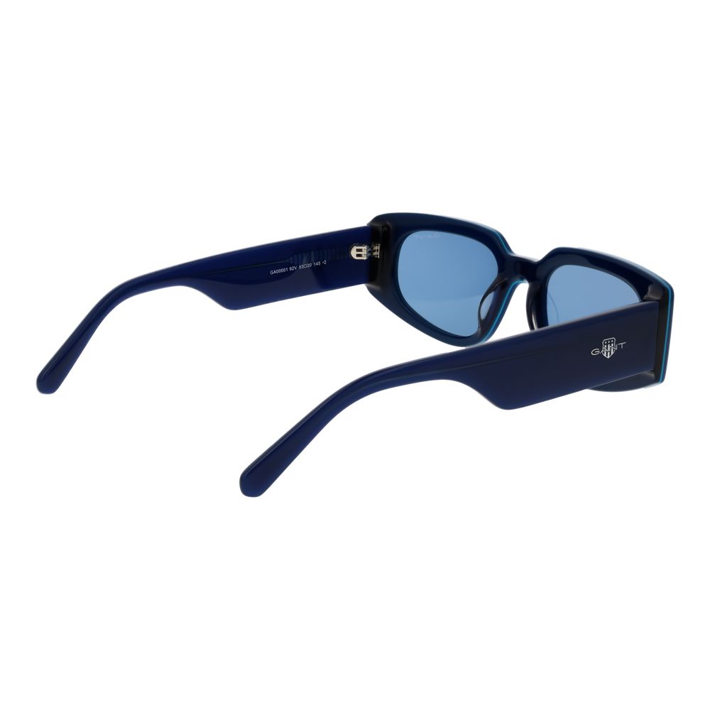 Gant Men's Oval Sunglasses – Blue Acetate