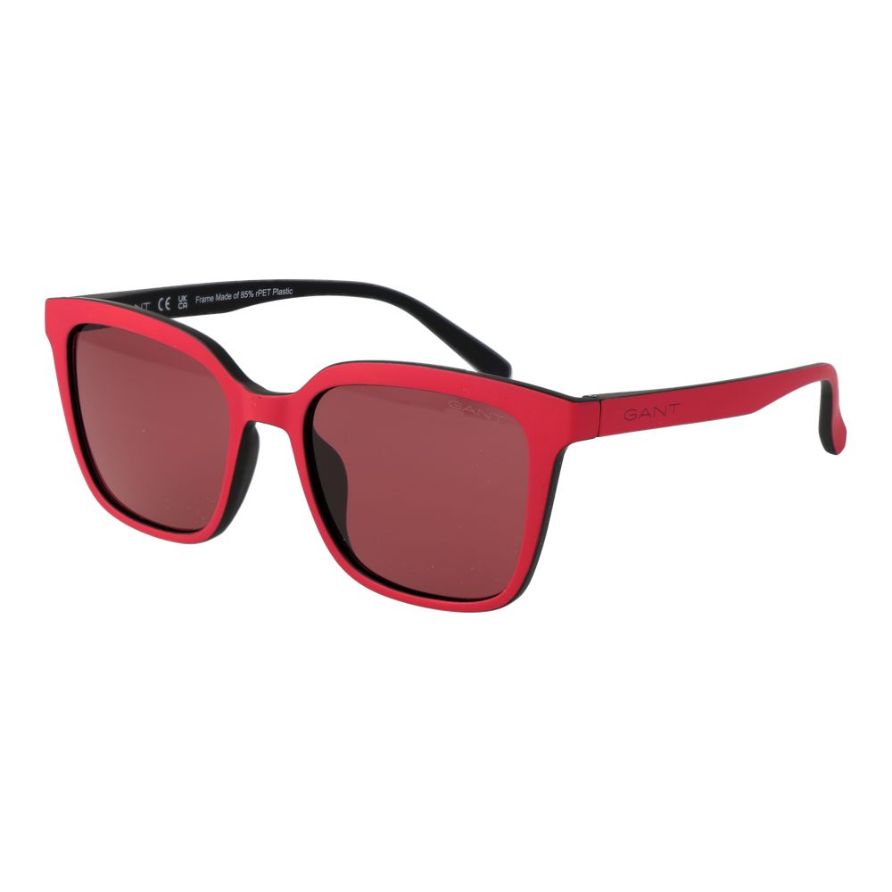Gant Unisex Square Sunglasses – Red