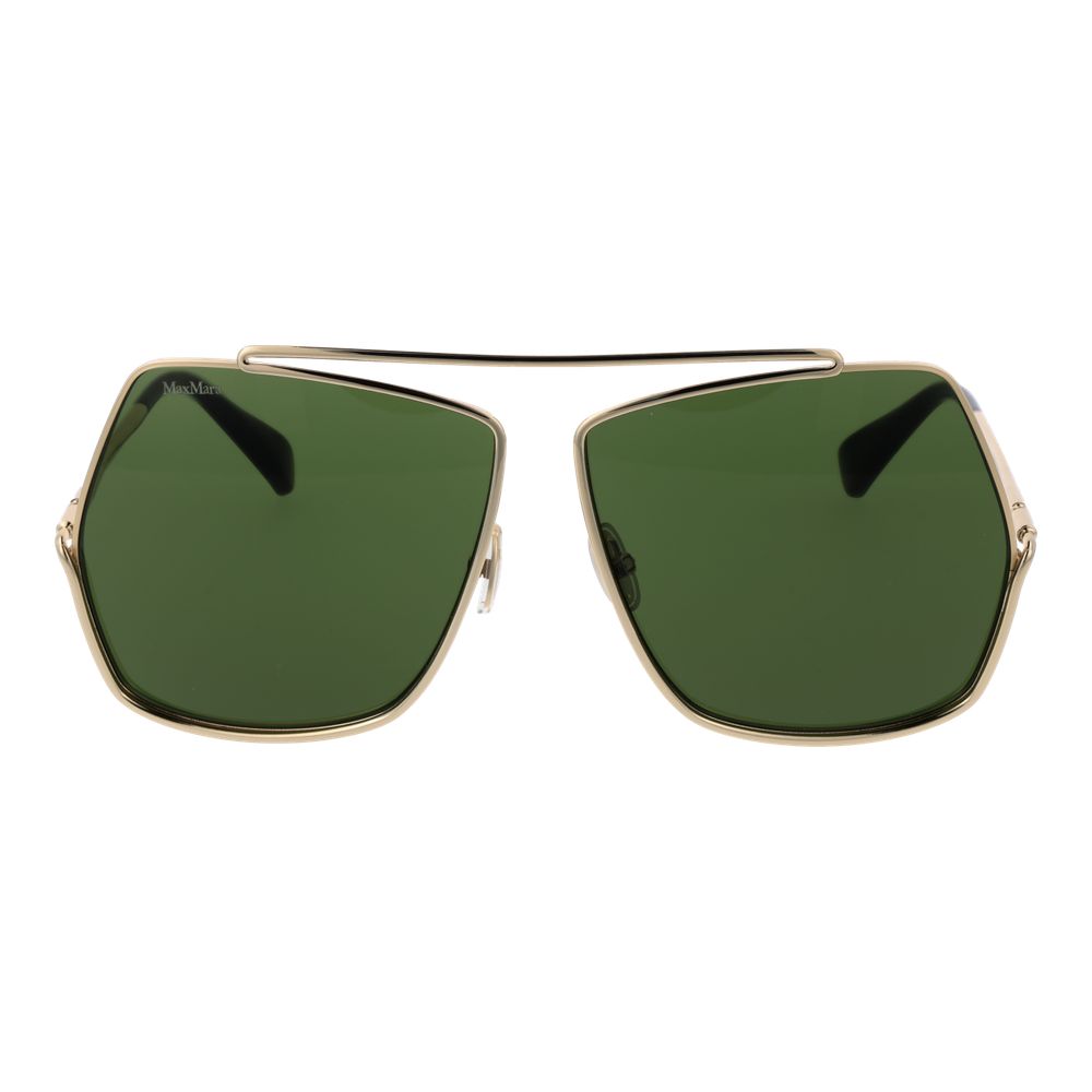 Max Mara Gold Metal Sunglasses for Women