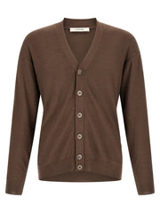 Lemaire Brown Wool Cardigan