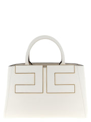 Elisabetta Franchi White Polyester Tote Bag