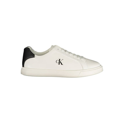 Calvin Klein White Polyurethane Men's Sneaker