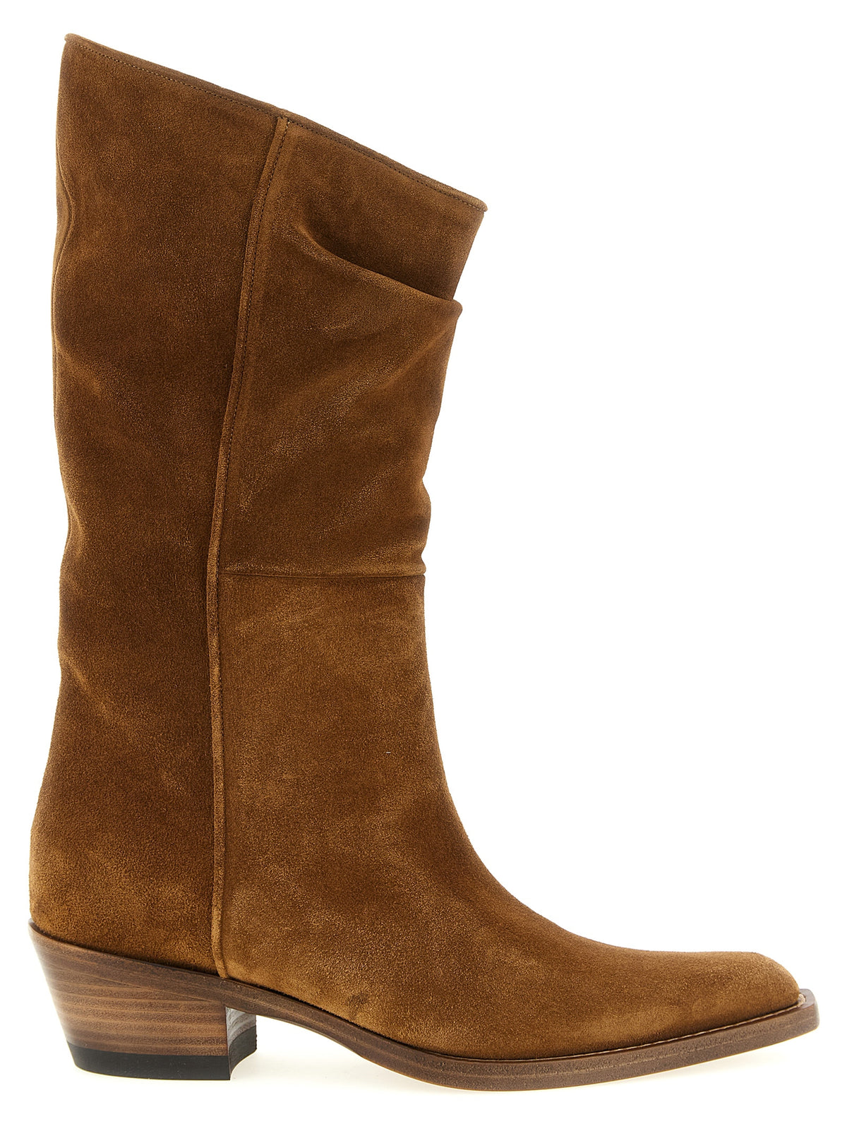 Khaite Brown Calfskin Chelsea Boots for Women