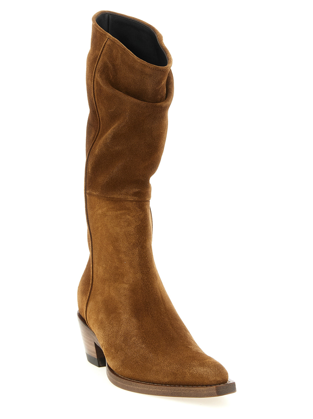 Khaite Brown Calfskin Chelsea Boots for Women