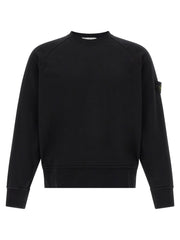 Stone Island Black Cotton Sweatshirt