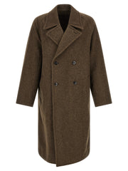 Lemaire Brown Wool Coat