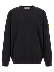 Stone Island Black Cotton Sweatshirt