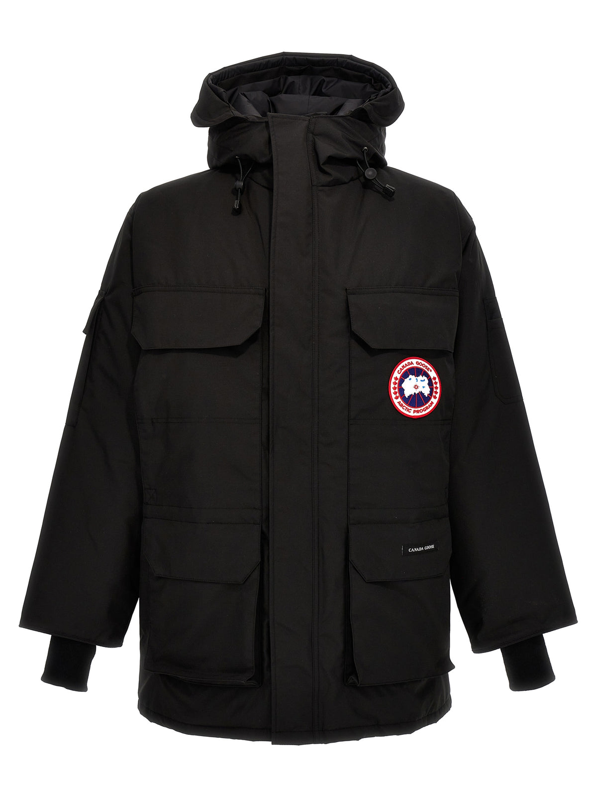Canada Goose Black Polyester Parka for Men