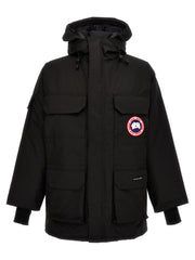 Canada Goose Black Polyester Parka for Men