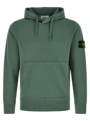 Stone Island Bicolor Cotton Sweatshirt