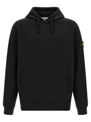 Stone Island Black Cotton Sweatshirt