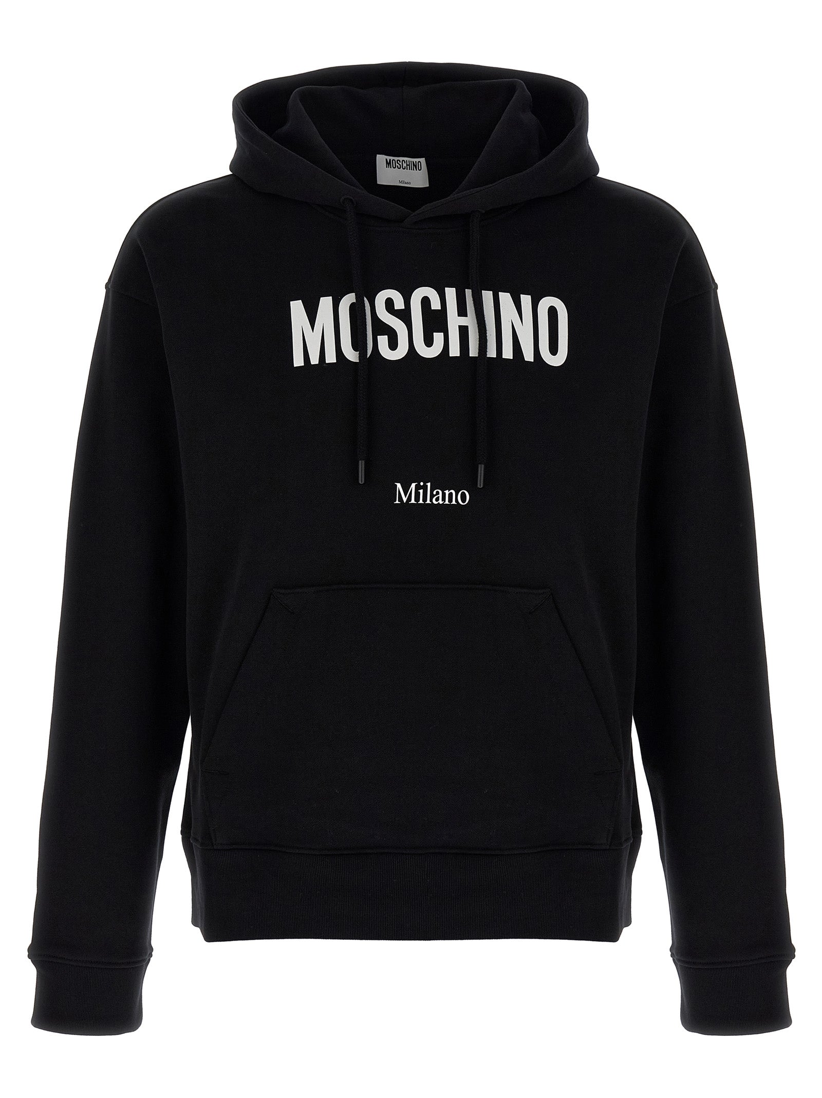 Moschino Black Cotton Sweatshirt for Men