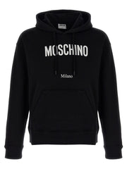 Moschino Black Cotton Sweatshirt for Men