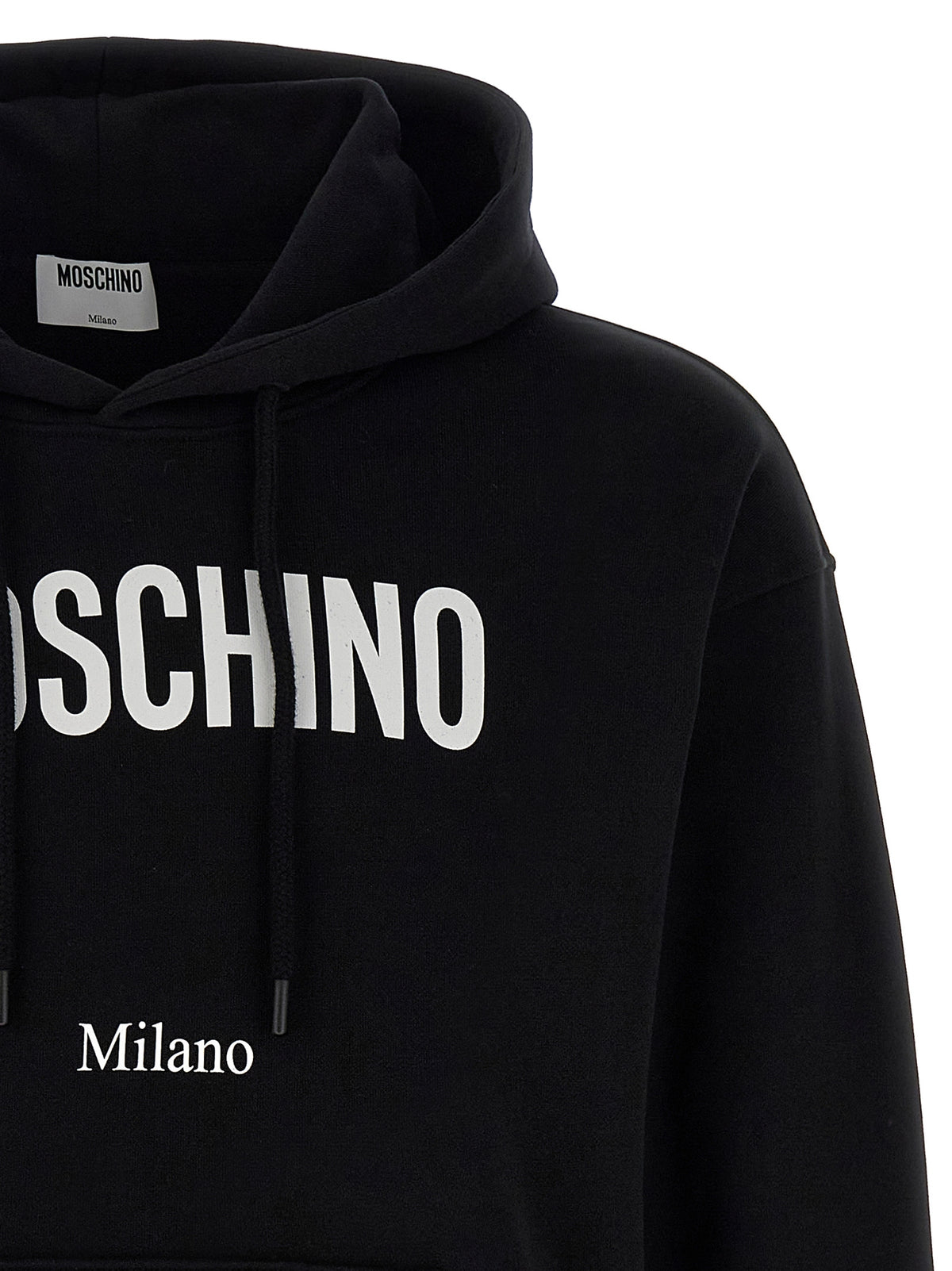 Moschino Black Cotton Sweatshirt for Men