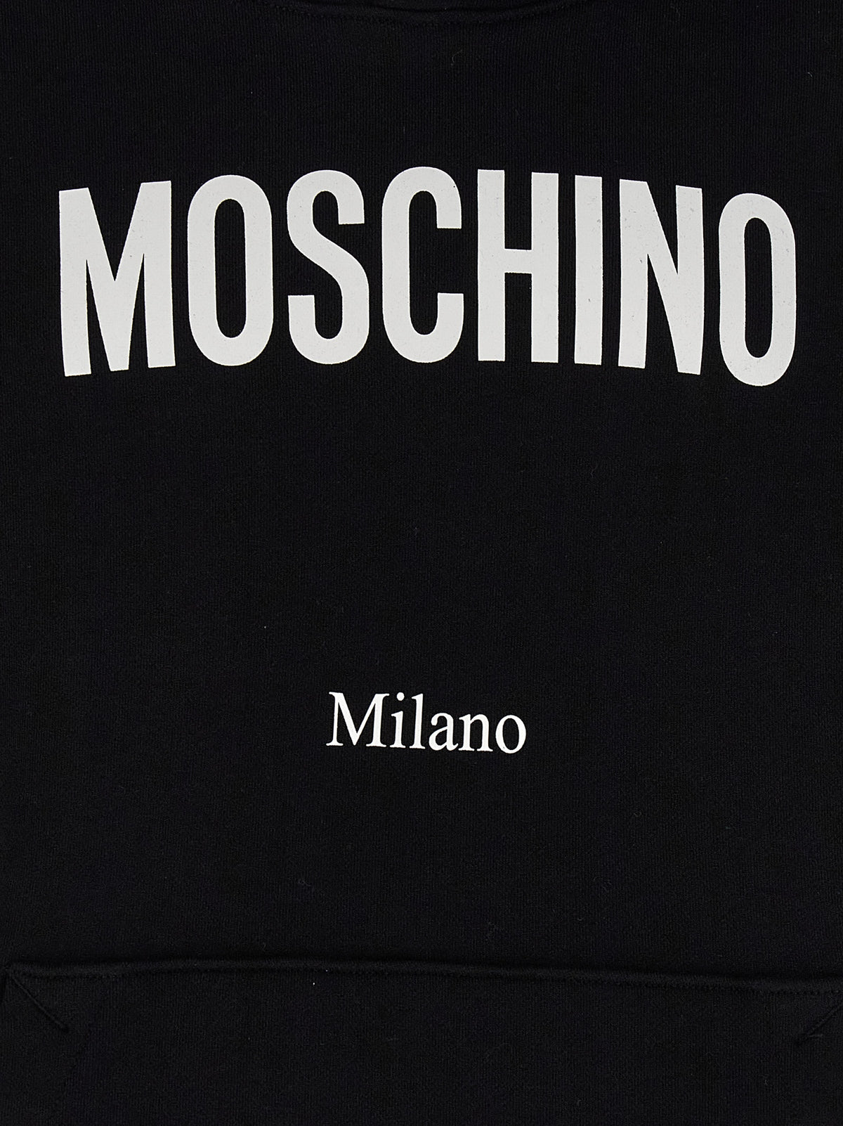 Moschino Black Cotton Sweatshirt for Men