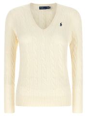 Polo Ralph Lauren White Wool Cardigan