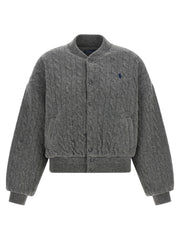 Polo Ralph Lauren Gray Wool Bomber
