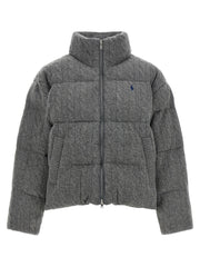 Polo Ralph Lauren Gray Wool Full-Length Jacket