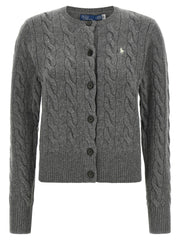 Polo Ralph Lauren Gray Wool Cardigan