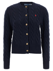 Polo Ralph Lauren Blue Wool Cardigan