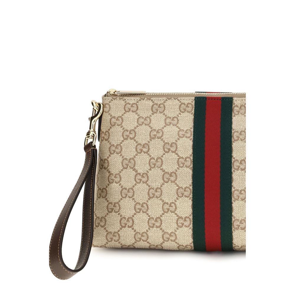 Gucci Beige Fabric Shoulder Bag for Men