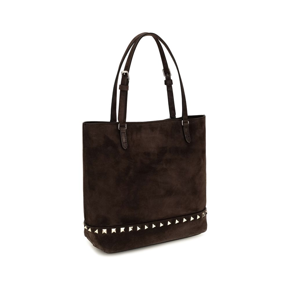 Valentino Garavani Brown Calf Leather Bos Taurus Shoulder Bag for Women