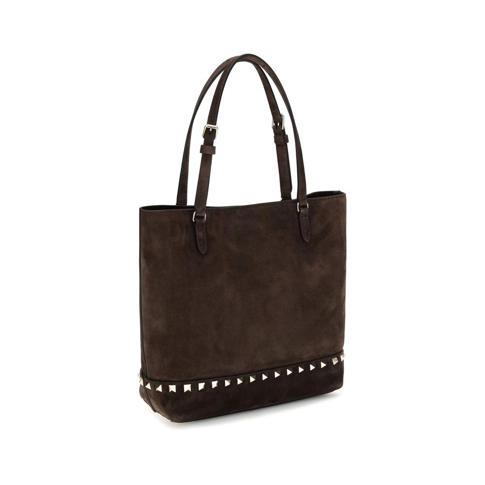 Valentino Garavani Brown Calf Leather Bos Taurus Shoulder Bag for Women