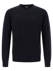 Brioni Blue Cashmere Cardigan
