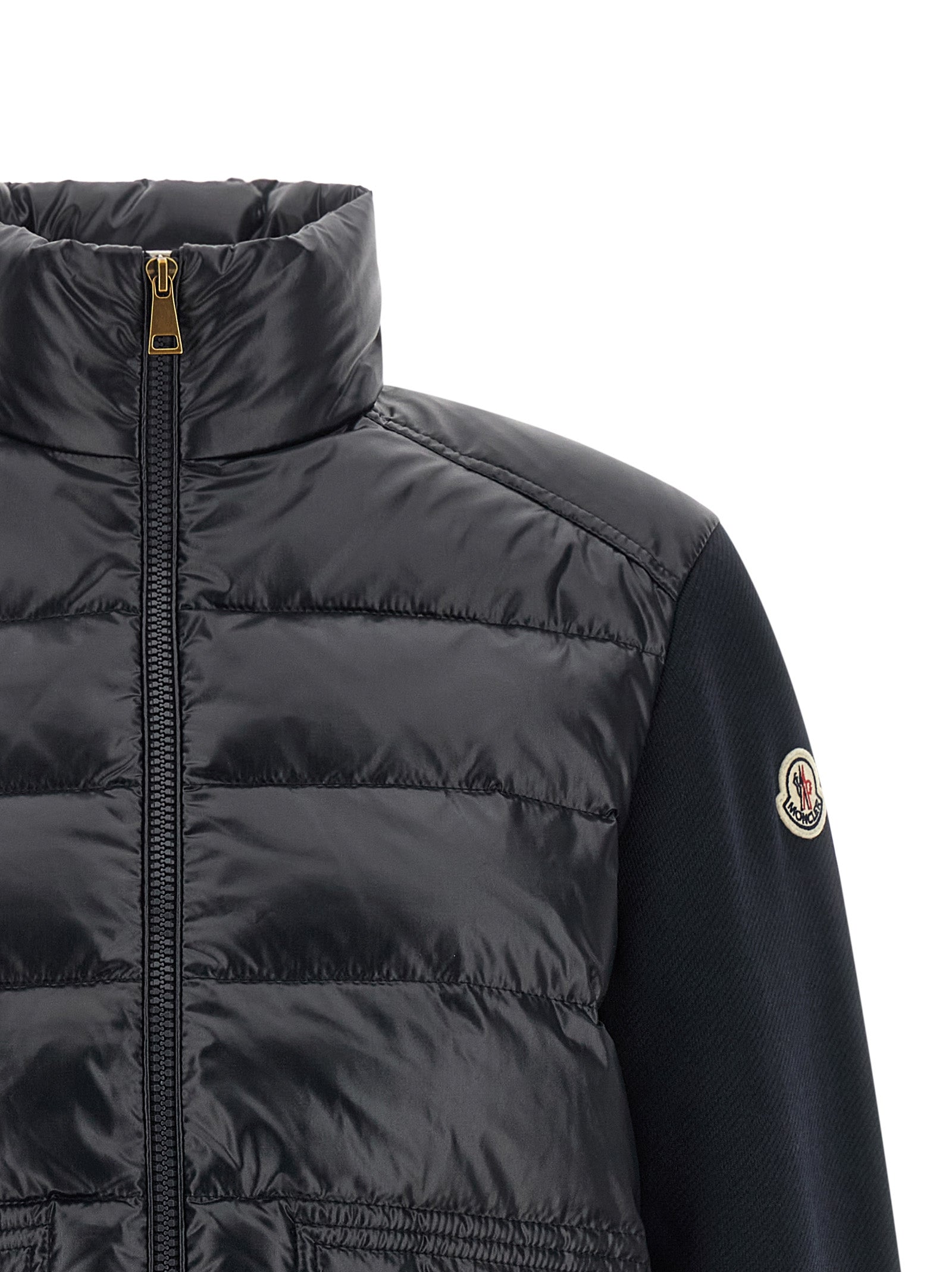 Moncler Blue Polyamide Cardigan for Women