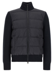 Moncler Blue Polyester Cardigan