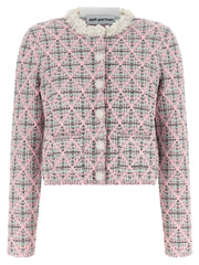 Self-Portrait Multicolor Cotton Cardigan