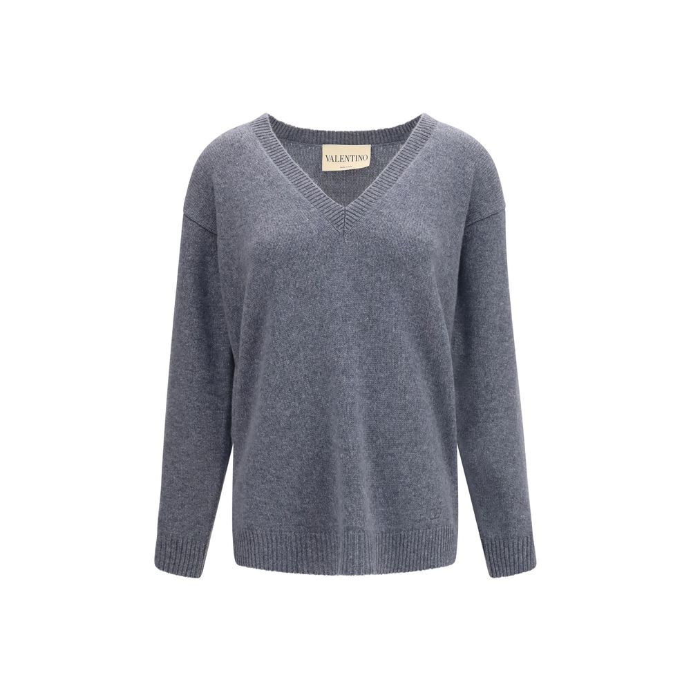 Valentino Garavani Gray Cashmere Sweater for Women