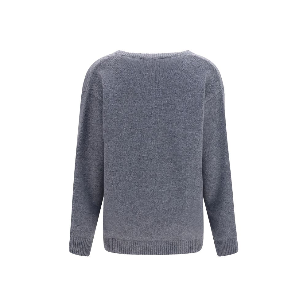 Valentino Garavani Gray Cashmere Sweater for Women