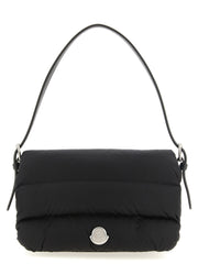 Moncler Black Polyamide Shoulder Bag for Women