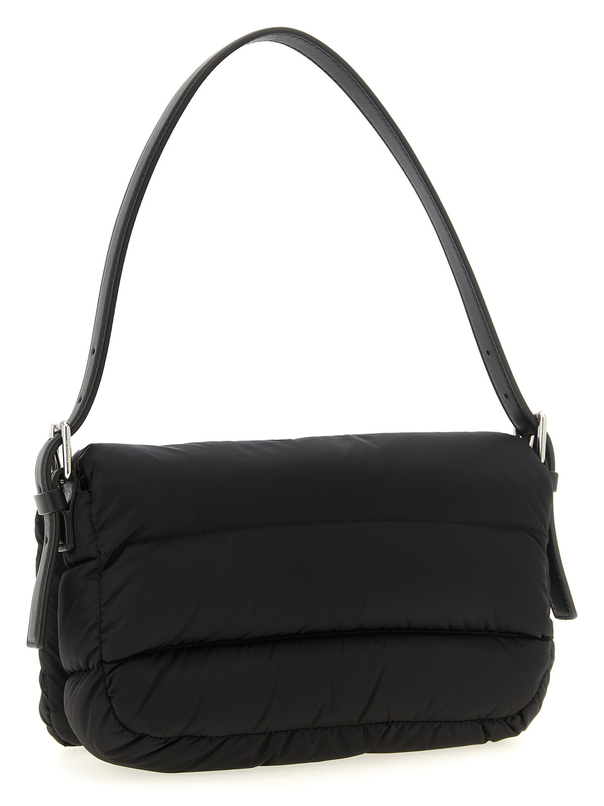 Moncler Black Polyamide Shoulder Bag for Women