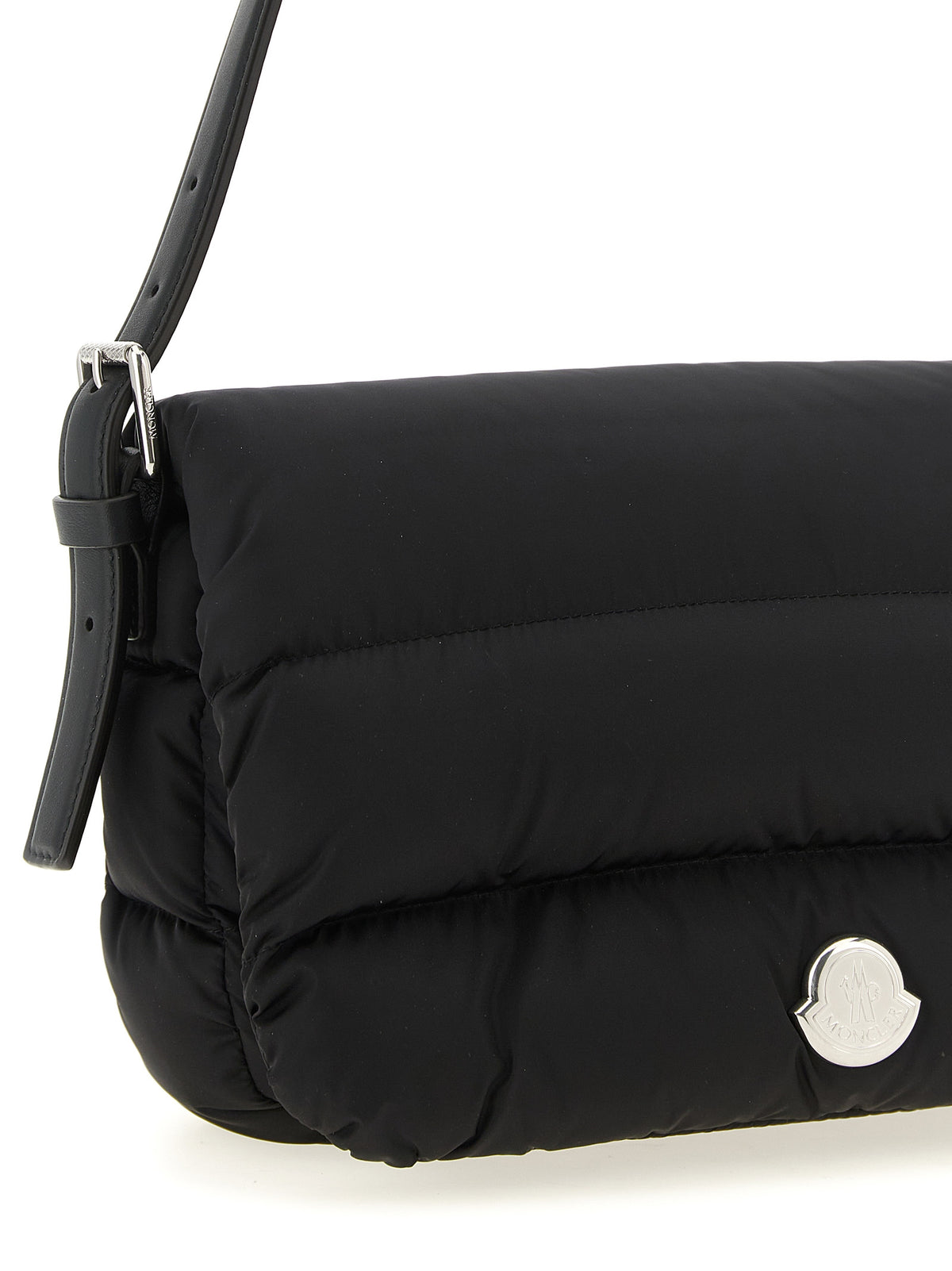 Moncler Black Polyamide Shoulder Bag for Women