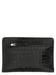 Tom Ford Black Calfskin Clutch Bag