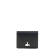 Vivienne Westwood Black Calf Leather Bos Taurus Wallet