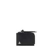 Vivienne Westwood Black Calf Leather Bos Taurus Wallet